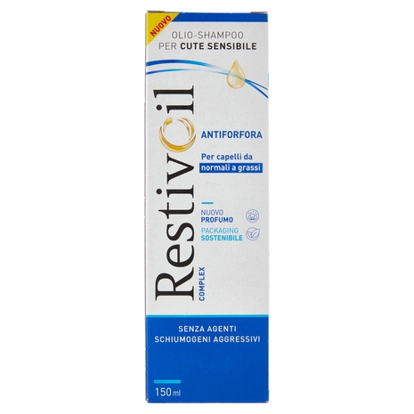 RestivOil Complex Olio-Shampoo per Cute Sensibile Antiforfora 150 ml
